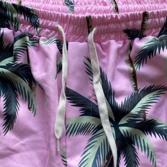Iffei Tropical Pink Men Swim Trunks | Large - Picture 3 of 7